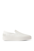 Nappa Leather Slip-On Sneakers